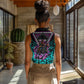 Buffalo Soldiers 9th Cavalry Regiment Women Sleeveless Polo Shirt Cyberpunk Synthwave Neon Futuristic Graphic Art