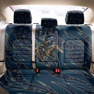 Buffalo Soldiers 10th Cavalry Regiment Ride Or Die Back Car Seat Cover Patriotic Military Heritage Distressed City Skyline Graphic Art