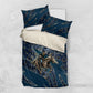 Buffalo Soldiers 10th Cavalry Regiment Ride Or Die Bedding Set Patriotic Military Heritage Distressed City Skyline Graphic Art