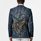 Buffalo Soldiers 10th Cavalry Regiment Ride Or Die Blazer Patriotic Military Heritage Distressed City Skyline Graphic Art