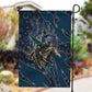 Buffalo Soldiers 10th Cavalry Regiment Ride Or Die Garden Flag Patriotic Military Heritage Distressed City Skyline Graphic Art