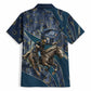 Buffalo Soldiers 10th Cavalry Regiment Ride Or Die Hawaiian Shirt Patriotic Military Heritage Distressed City Skyline Graphic Art