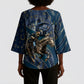 Buffalo Soldiers 10th Cavalry Regiment Ride Or Die Kimono Sleeve Blouse Patriotic Military Heritage Distressed City Skyline Graphic Art