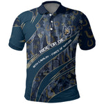 Buffalo Soldiers 10th Cavalry Regiment Ride Or Die Polo Shirt Patriotic Military Heritage Distressed City Skyline Graphic Art