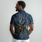 Buffalo Soldiers 10th Cavalry Regiment Ride Or Die Polo Shirt Patriotic Military Heritage Distressed City Skyline Graphic Art