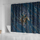 Buffalo Soldiers 10th Cavalry Regiment Ride Or Die Shower Curtain Patriotic Military Heritage Distressed City Skyline Graphic Art