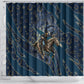 Buffalo Soldiers 10th Cavalry Regiment Ride Or Die Shower Curtain Patriotic Military Heritage Distressed City Skyline Graphic Art