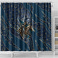 Buffalo Soldiers 10th Cavalry Regiment Ride Or Die Shower Curtain Patriotic Military Heritage Distressed City Skyline Graphic Art