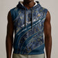 Buffalo Soldiers 10th Cavalry Regiment Ride Or Die Sleeveless Hoodie Patriotic Military Heritage Distressed City Skyline Graphic Art