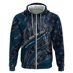 Buffalo Soldiers 10th Cavalry Regiment Ride Or Die Zip Hoodie Patriotic Military Heritage Distressed City Skyline Graphic Art
