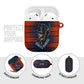 Buffalo Soldiers Fierce And Fearless Cavalry AirPods Case Half Face Soldier And Bison Halftone Graphic Art