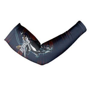 Buffalo Soldiers Fierce And Fearless Cavalry Arm Sleeves Half Face Soldier And Bison Halftone Graphic Art