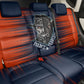 Buffalo Soldiers Fierce And Fearless Cavalry Back Car Seat Cover Half Face Soldier And Bison Halftone Graphic Art