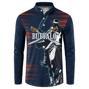 Buffalo Soldiers Fierce And Fearless Cavalry Button Sweatshirt Half Face Soldier And Bison Halftone Graphic Art