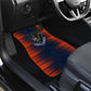Buffalo Soldiers Fierce And Fearless Cavalry Car Mats Half Face Soldier And Bison Halftone Graphic Art