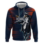 Buffalo Soldiers Fierce And Fearless Cavalry Hoodie Half Face Soldier And Bison Halftone Graphic Art