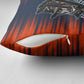 Buffalo Soldiers Fierce And Fearless Cavalry Pillow Cover Half Face Soldier And Bison Halftone Graphic Art