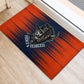 Buffalo Soldiers Fierce And Fearless Cavalry Rubber Doormat Half Face Soldier And Bison Halftone Graphic Art