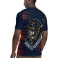 Buffalo Soldiers Fierce And Fearless Cavalry Rugby Jersey Half Face Soldier And Bison Halftone Graphic Art