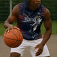 Buffalo Soldiers Fierce And Fearless Cavalry Sleeveless Hoodie Half Face Soldier And Bison Halftone Graphic Art