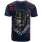 Buffalo Soldiers Fierce And Fearless Cavalry T shirt Half Face Soldier And Bison Halftone Graphic Art