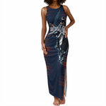 Buffalo Soldiers Fierce And Fearless Cavalry Tank Maxi Dress Half Face Soldier And Bison Halftone Graphic Art