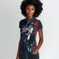 Buffalo Soldiers Fierce And Fearless Cavalry Women Polo Shirt Half Face Soldier And Bison Halftone Graphic Art
