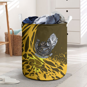 Buffalo Soldiers 9th And 10th Cavalry Regiments Laundry Basket Wild And Untamed Vintage Western Horseshoe Graphic Art