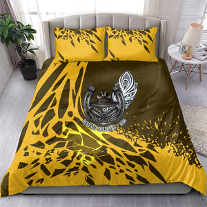 Buffalo Soldiers 9th And 10th Cavalry Regiments Bedding Set Wild And Untamed Vintage Western Horseshoe Graphic Art