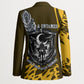 Buffalo Soldiers 9th And 10th Cavalry Regiments Blazer Wild And Untamed Vintage Western Horseshoe Graphic Art