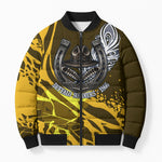 Buffalo Soldiers 9th And 10th Cavalry Regiments Bomber Puffer Jacket Wild And Untamed Vintage Western Horseshoe Graphic Art