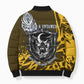 Buffalo Soldiers 9th And 10th Cavalry Regiments Bomber Puffer Jacket Wild And Untamed Vintage Western Horseshoe Graphic Art