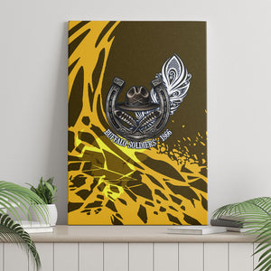 Buffalo Soldiers 9th And 10th Cavalry Regiments Canvas Wall Art Wild And Untamed Vintage Western Horseshoe Graphic Art