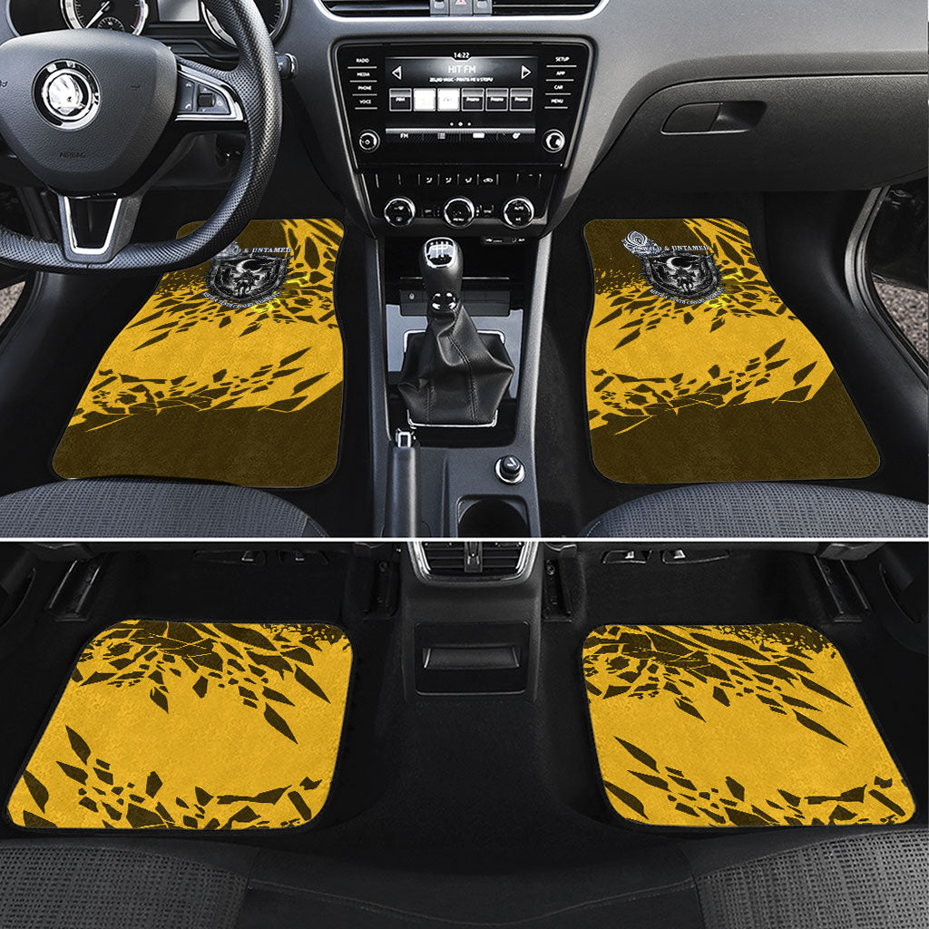 Buffalo Soldiers 9th And 10th Cavalry Regiments Car Mats Wild And Untamed Vintage Western Horseshoe Graphic Art