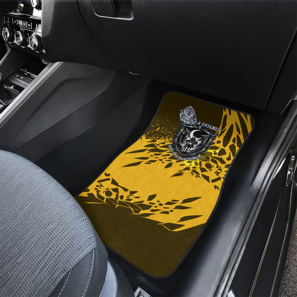 Buffalo Soldiers 9th And 10th Cavalry Regiments Car Mats Wild And Untamed Vintage Western Horseshoe Graphic Art