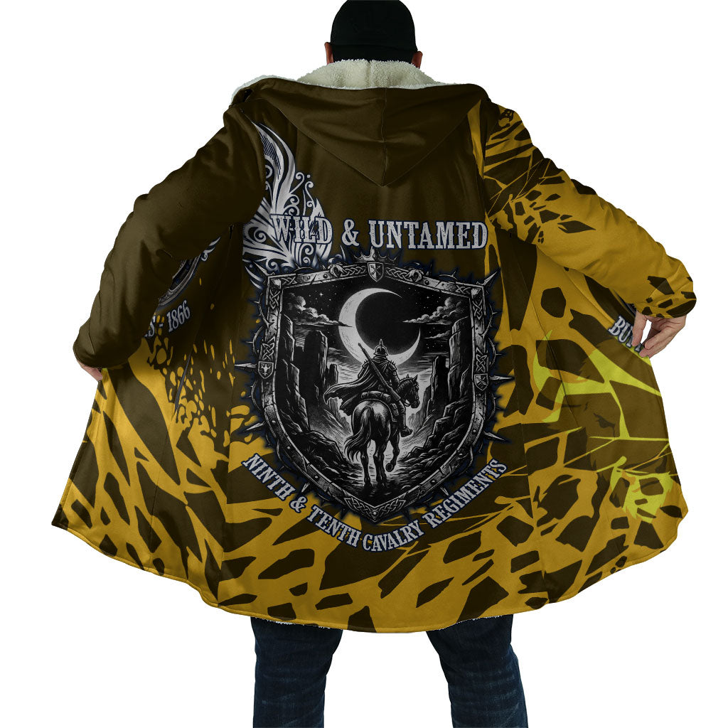 Buffalo Soldiers 9th And 10th Cavalry Regiments Cloak Wild And Untamed Vintage Western Horseshoe Graphic Art