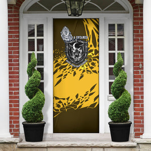 Buffalo Soldiers 9th And 10th Cavalry Regiments Door Cover Wild And Untamed Vintage Western Horseshoe Graphic Art