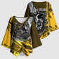 Buffalo Soldiers 9th And 10th Cavalry Regiments Kimono Sleeve Blouse Wild And Untamed Vintage Western Horseshoe Graphic Art