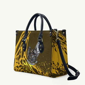 Buffalo Soldiers 9th And 10th Cavalry Regiments Leather Bag Wild And Untamed Vintage Western Horseshoe Graphic Art