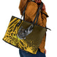 Buffalo Soldiers 9th And 10th Cavalry Regiments Leather Tote Bag Wild And Untamed Vintage Western Horseshoe Graphic Art