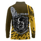 Buffalo Soldiers 9th And 10th Cavalry Regiments Long Sleeve Polo Shirt Wild And Untamed Vintage Western Horseshoe Graphic Art
