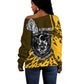Buffalo Soldiers 9th And 10th Cavalry Regiments Off Shoulder Sweater Wild And Untamed Vintage Western Horseshoe Graphic Art