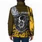 Buffalo Soldiers 9th And 10th Cavalry Regiments Padded Jacket Wild And Untamed Vintage Western Horseshoe Graphic Art