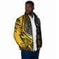 Buffalo Soldiers 9th And 10th Cavalry Regiments Padded Jacket Wild And Untamed Vintage Western Horseshoe Graphic Art