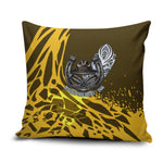 Buffalo Soldiers 9th And 10th Cavalry Regiments Pillow Cover Wild And Untamed Vintage Western Horseshoe Graphic Art