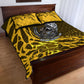 Buffalo Soldiers 9th And 10th Cavalry Regiments Quilt Bed Set Wild And Untamed Vintage Western Horseshoe Graphic Art