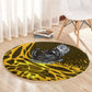 Buffalo Soldiers 9th And 10th Cavalry Regiments Round Carpet Wild And Untamed Vintage Western Horseshoe Graphic Art