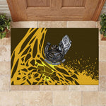 Buffalo Soldiers 9th And 10th Cavalry Regiments Rubber Doormat Wild And Untamed Vintage Western Horseshoe Graphic Art