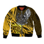Buffalo Soldiers 9th And 10th Cavalry Regiments Sleeve Zip Bomber Jacket Wild And Untamed Vintage Western Horseshoe Graphic Art