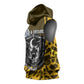 Buffalo Soldiers 9th And 10th Cavalry Regiments Sleeveless Hoodie Wild And Untamed Vintage Western Horseshoe Graphic Art